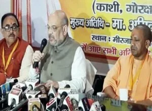 मिर्जापुर में बोले अमित शाह, किसानों को अब उनकी लागत का डेढ़ गुना होगा भुगतान